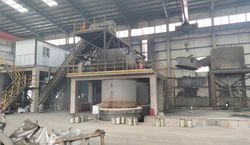 固定烟罩钼铁冶炼生产线